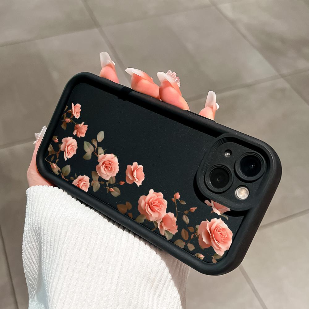 Yumuşak Silikon Kare Merdiven Baskı Desen Telefon Kılıfı Tam Kapak Kamera Darbeye Dayanıklı Koruma Kauçuk Kılıf Vivo için