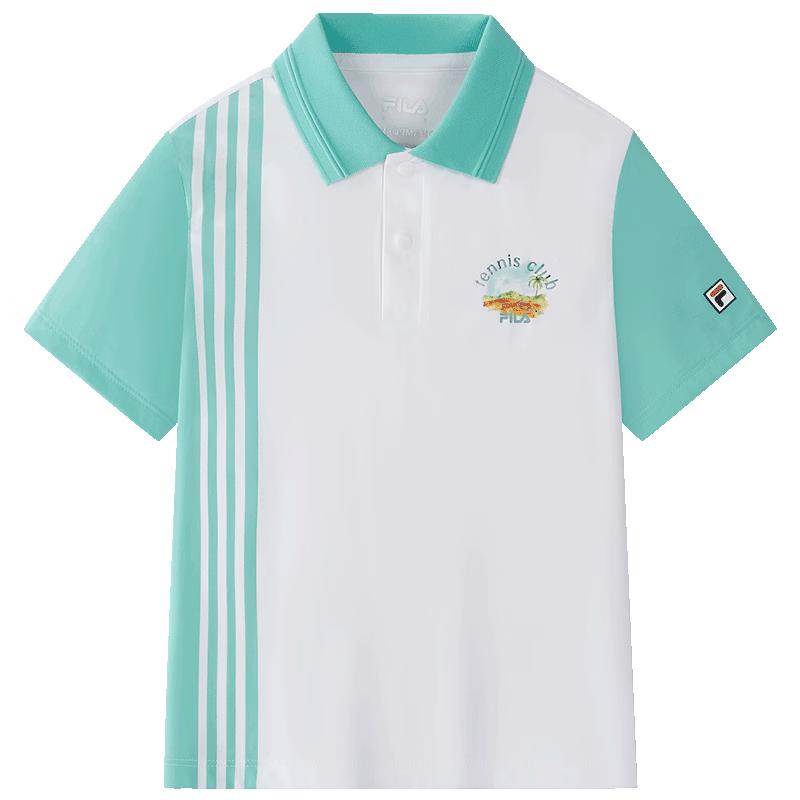 FILA Kids Boys Summer Short-Sleeve Polo Shirt 130