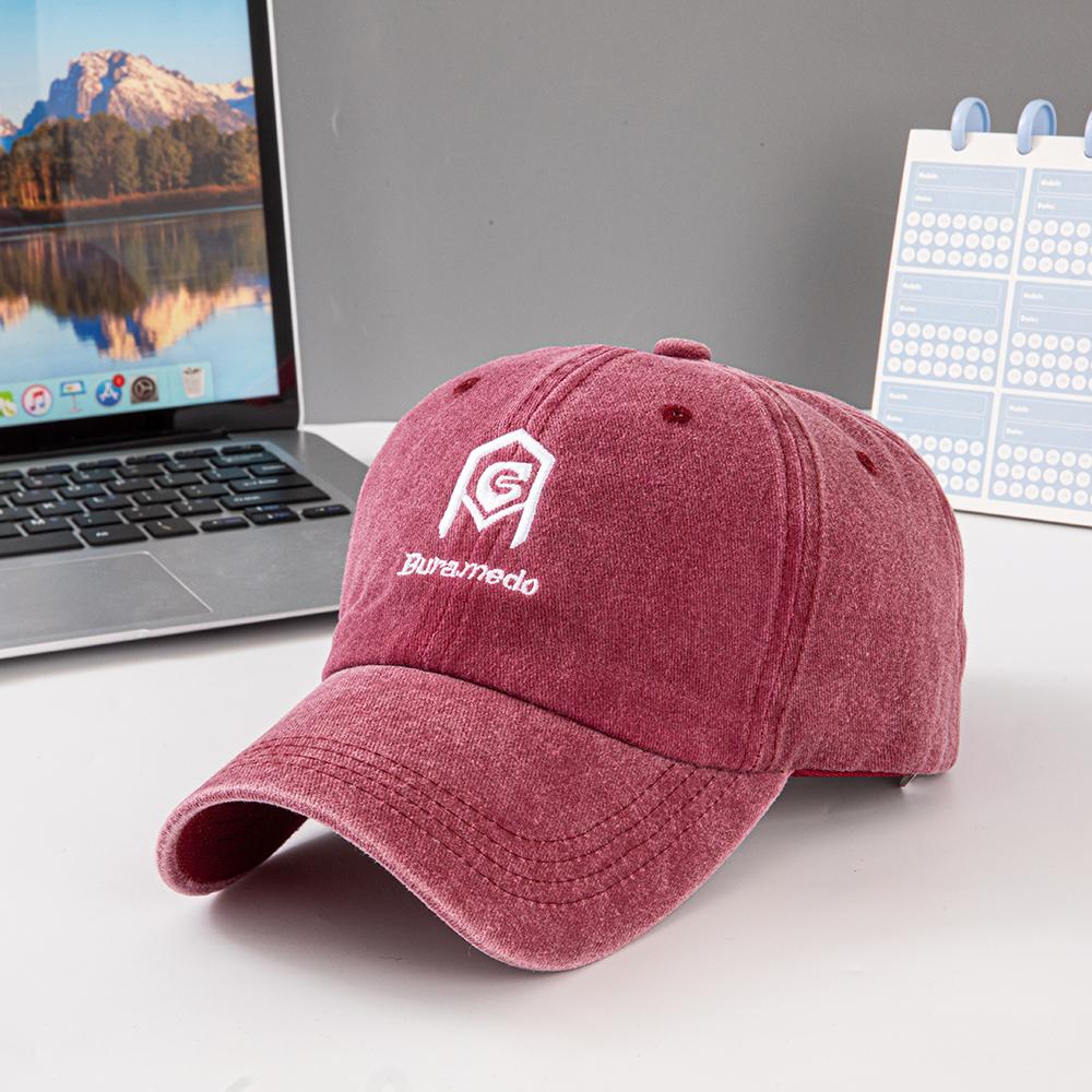 New Fashionable Embroidered Baseball Cap - Soft, Retro Appearance, Adjustable For Outdoor Sports, Multiple Colors To Choose From