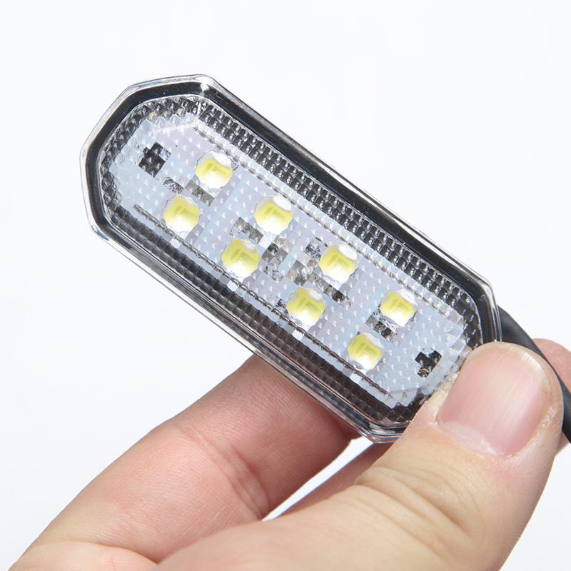 For Tesla Model Y Rear Trunk Replacement LED Light Luggage Trunk White Tail Lamp Car Interior Accessories 8LED Tailgate Lights