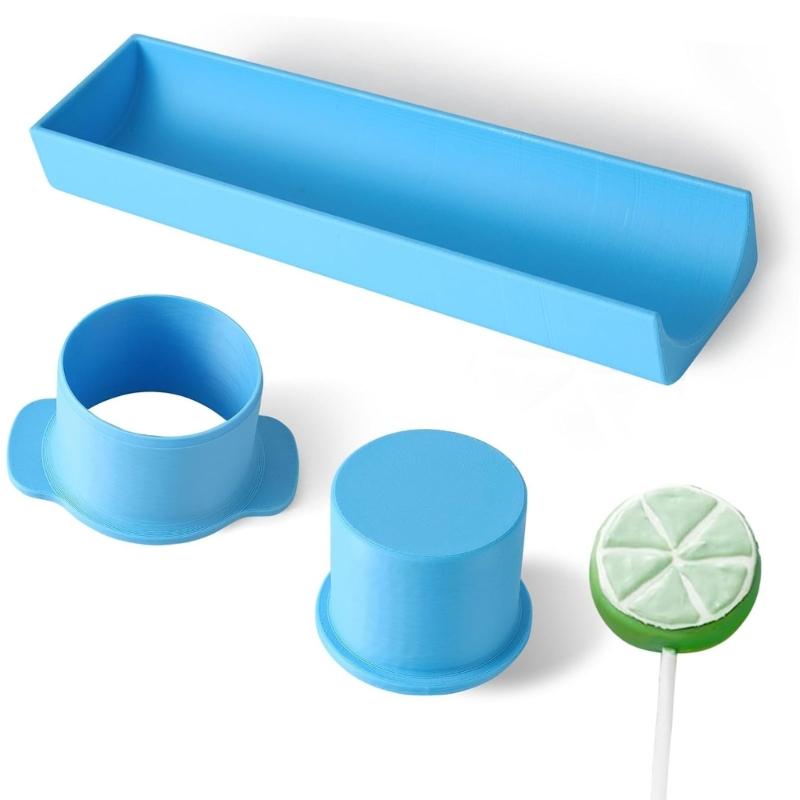 Professional Cake Lollipop Cutter And Tray Set For Uniform Cookie Handmade Dessert Baking Supplies Kitchen Gadget