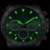 Men Watch Steel Luminous Watches Men's Army Military Quartz Wristwatch Chronograph Male Clock Relogio Masculino