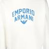 Emporio Armani Ss23 Brand Logo Letter Print Pullover Casual Long Sleeve Sweatshirt Men Sweatshirt White 3R1MBE-1JHSZ-0164