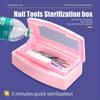 Nail Tool & Eyelash Disinfection Box with Alcohol Sterilization