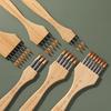 3pcs Multi-toothed Nylon Wool Flat/pointed-head Painting Brush Art Set Supplies Watercolor/ Acrylic Painting Creation Brushes