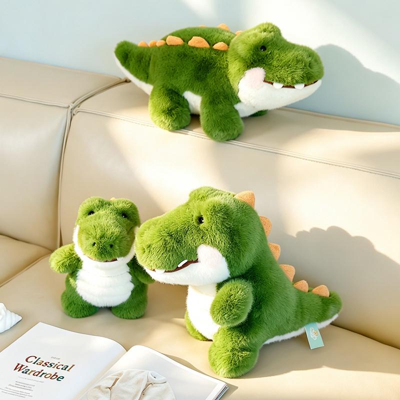 Cartoon Crocodile Plush Toy Soft Stuffed Animal Doll Creative Decorated Pillow Kawaii Room Decor Birthday Gift for Kids