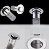 Stainless Steel Mesh Pop Up Sink Drain Assembly For Bathroom Basin Press Type Universal Basin Waste Plug With Filter