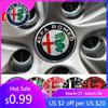 Pentru Alfa Romeo 60mm/65mm Jantă Roată Mașină Capac Butuc Roată Autocolante Decalcomanii pentru Alfa Romeo Giulia Giulietta 159 156 MITO Stelvio 147 Sport