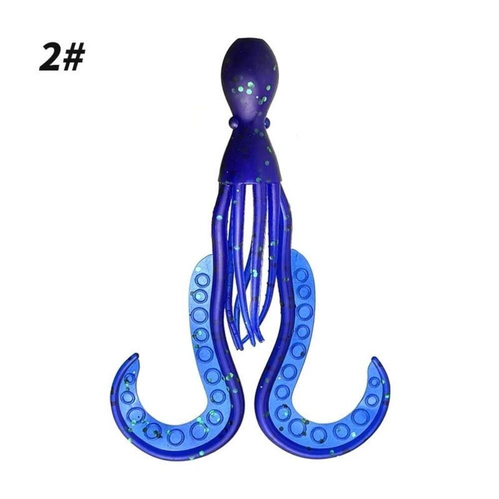 4.2g Weight Silicone Trolling Skirts 11cm Length Luminous Squid Jigging  Jigging Fishing