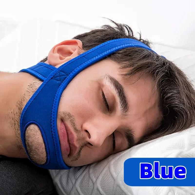 Anti Snore Belt Stop Snoring Chin Strap for Women Men Night Sleep Support Jaw Band Snoring Protection Aid Comfortable