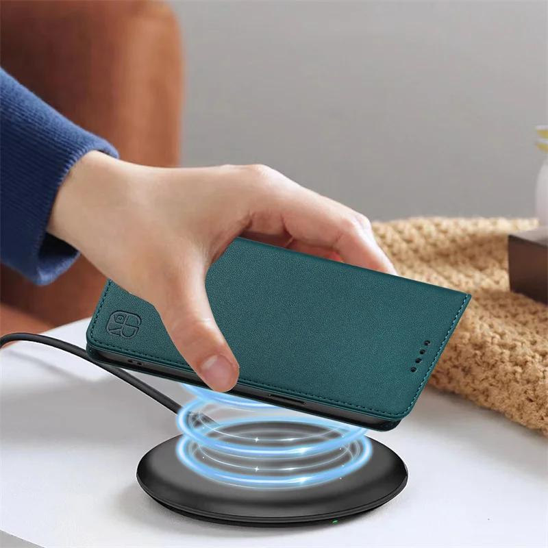 Funda Edge 50 Neo Strong Magnetic Flip Cover For Motorola Moto Edge 50 Neo Edge50 Fusion Ultra 50Pro Anti-theft Brush Phone Case