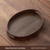 ZISIZ Acacia Wood Oval Serving Tray