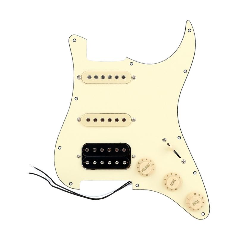 Electric Guitar Single-Coil Pickup Pickguard 11 Holes Guitar Prewired loaded Pickguard Guitar Playing Accessories