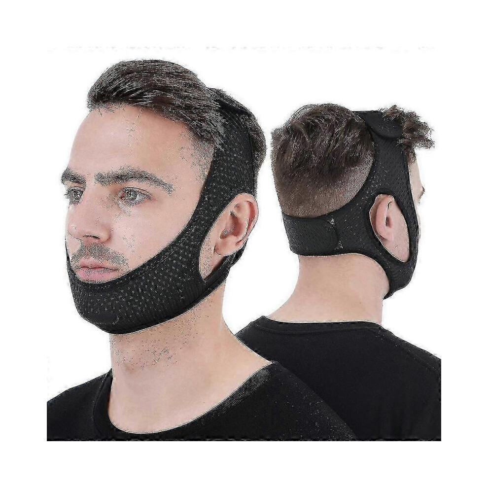 Anti Snore Chin Strap Adjustable Stop Snoring Strap for Men and Women Breathable Snoring Solution