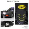 1:38 Scale Batmobile Toy Car Model Alloy Diecast Pull Back Sound Light Classic Movie Vehicles Models Hobby Ornaments Gifts