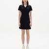 New FILA Short Sleeved Dress Women's Jet Black F11W138351FBK