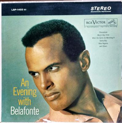 Disque Vinyle HARRY BELAFONTE - Une Soirée Avec Belafonte LSP1402 RCA Victor 1961 US Folk Occasion