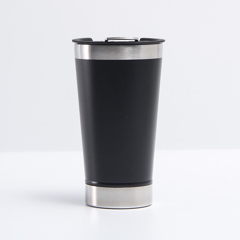 

Premium 20oz Double Wall Vacuum Insulated Beer Cup - 304 Stainless Steel 20oz чорний