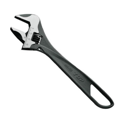 

TOP Hyper Monkey ZERO Zero-Backlash Wide Adjustable Wrench, Opening 0-32mm, Zero-Backlash Worm, Adjustable Wrench HM-32, Made in Tsubame-Sanjo, Japan
