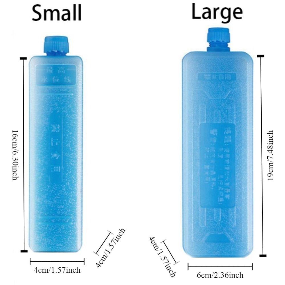 1/2/3PCS Reusable Air Conditioning Fan Ice Crystal Box PE Refrigerated Shipping Cooling Box