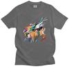 Handsome Saint Seiya Knights Of The Zodiac T Shirt Unisex Short Sleeved Cotton Tshirt  Los Caballeros Del Zodiaco Tee Top