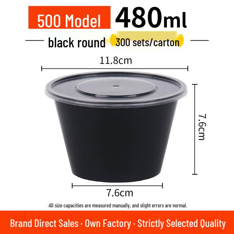 Eco-Friendly Disposable Food Bowl with Lid