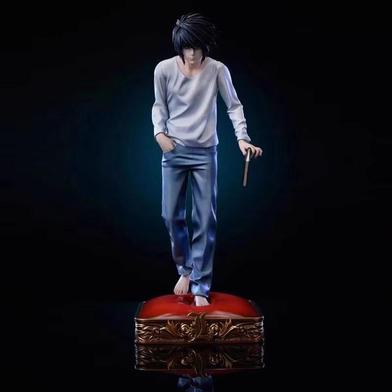 Death Note Anime Figure Yagami Light L Suit Version PVC Model Cartoon Character Collectible Statue Anime Fans Otaku Toys Gift