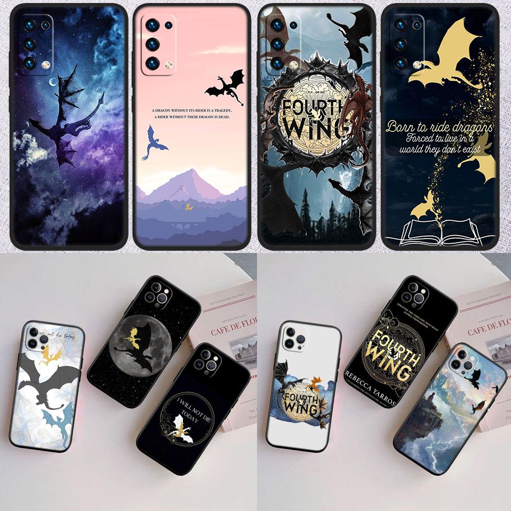 IK30 Fourth Wing Dragons New High-End Shell Phone Case for Redmi Note 13 14 Pro+ Plus A3 A3X 13X 13C 13R 14S 14C 14R