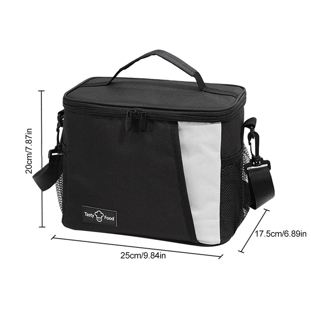 Portable Picnic Bag Thermal Insulated Picnic Box Tote Cooler Handbag Waterproof Backpack Bento Pouch Camping Food Storage Bags
