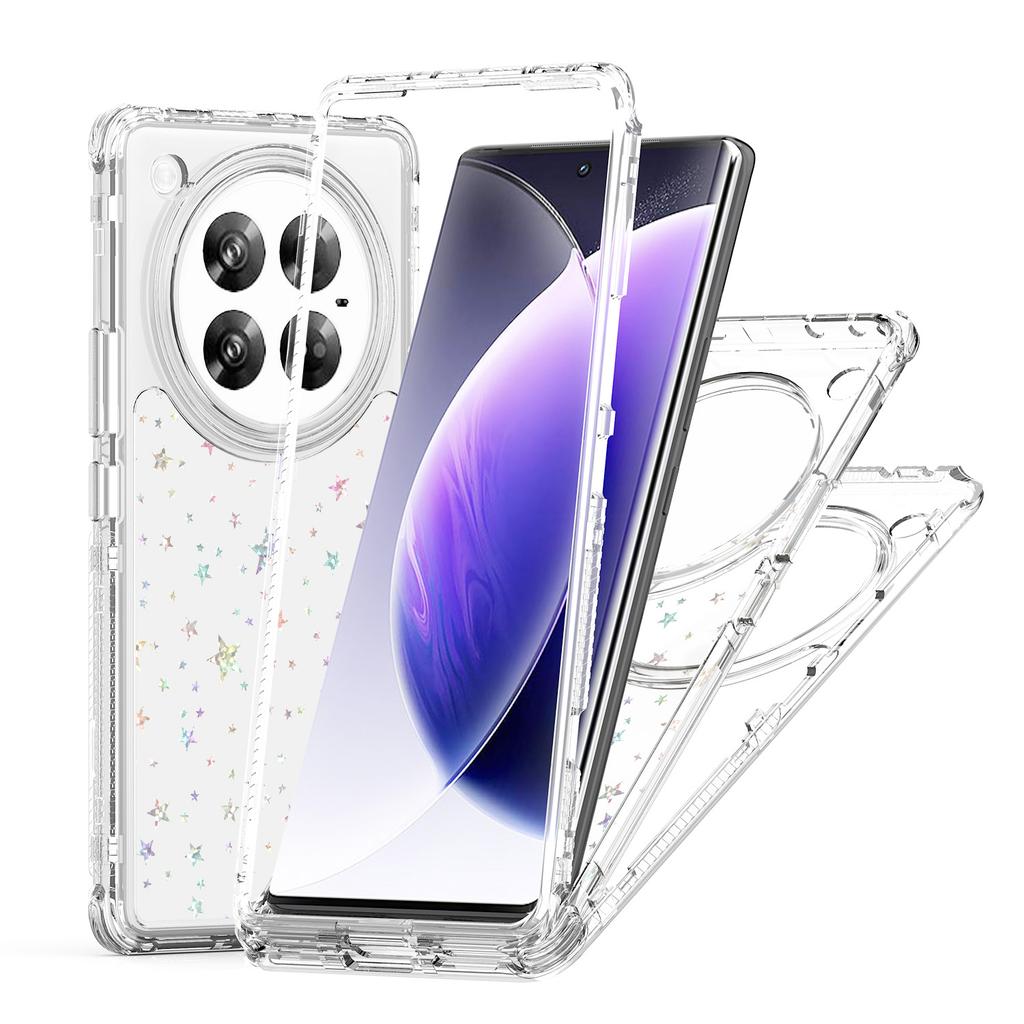 For Infinix Zero 40 4G/5G Case Clear Acrylic TPU Hybrid Phone Cover with Laser-printed Film