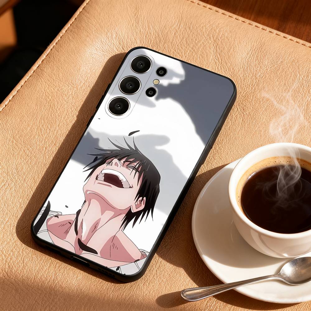 Toji F-Fushiguro Jujutsu K-Kaisen Phone Case For Samsung S26,S25,S24,S21,S22,S23,S30,Ultra,S20,FE,Lite,10,9,Black Cover