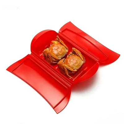 Küchenhelfer, kreatives Silikon-Dampffischglas, Silikon-Dampfkäfig, Mikrowellenherd mit Abdeckung, Silikon-Dampfbox