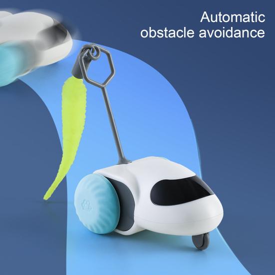 Turbo Tail Cat Teaser Automatic Moving Mouse Cat Toy Electric Interactive Turbo