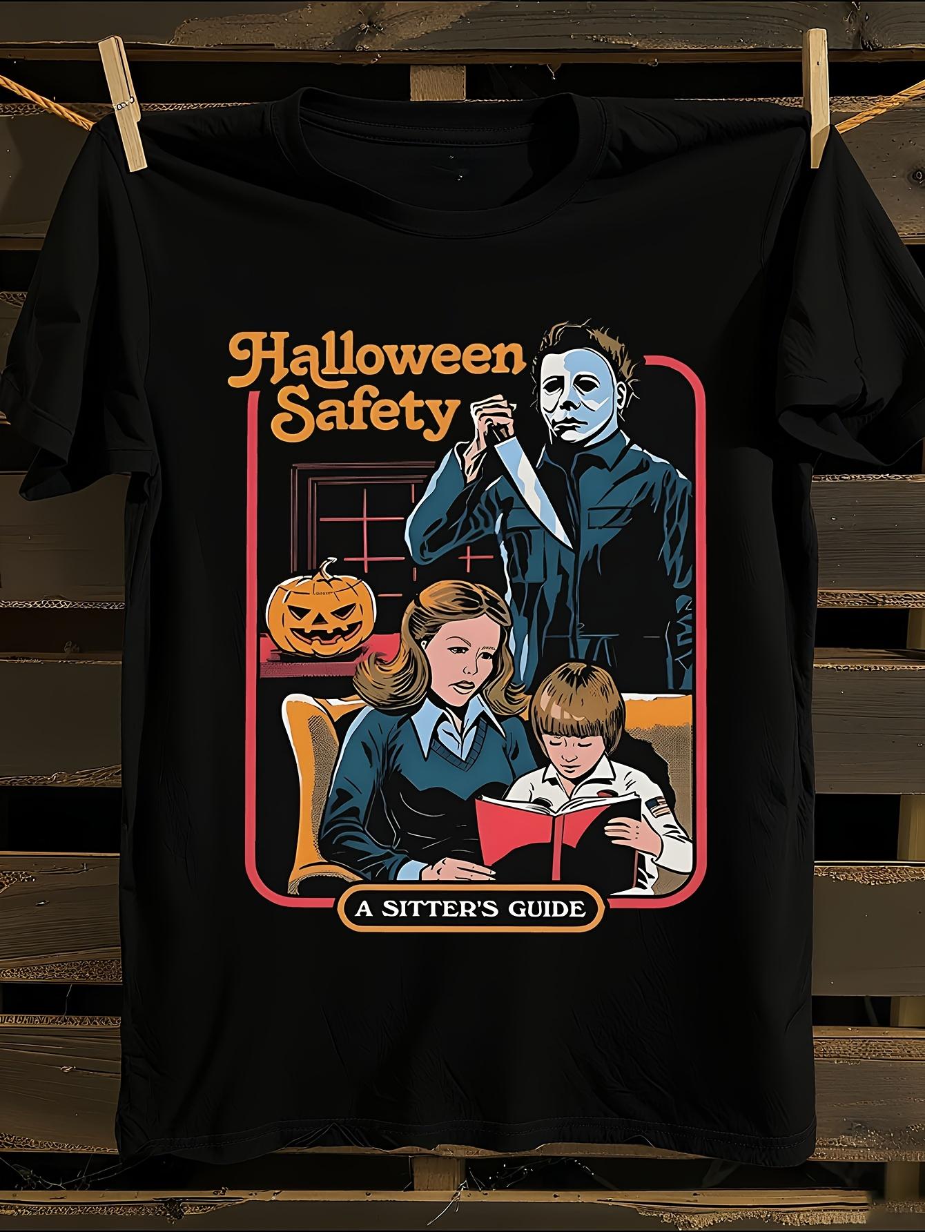 Vintage Halloween Horror Graphic T-shirt M