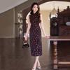 Blue sleeveless national style new Chinese Suzhou long cheongsam improved young 1011 new women's high sense summer