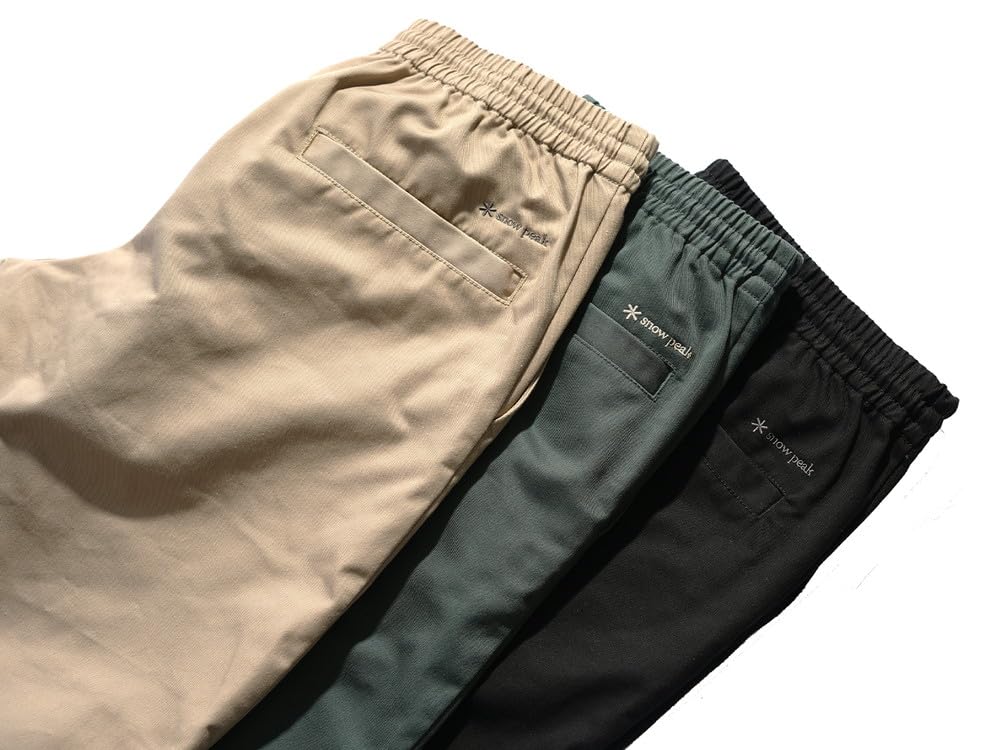Snow Peak TC Twill Easy Pants and XL EC-PA-25SU001, Men's Women's Beige,