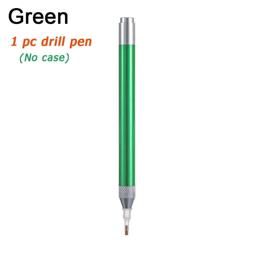 1set 5D Diamond Painting Tool Lighting Drill Pen with Accessories Angled Tip Point Drill Pen Kits DIY Sewing Crafts Tool