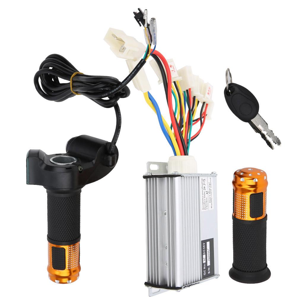 36V 1000W Controller and Universal Throttle Grip with Screen Display Set Equipment