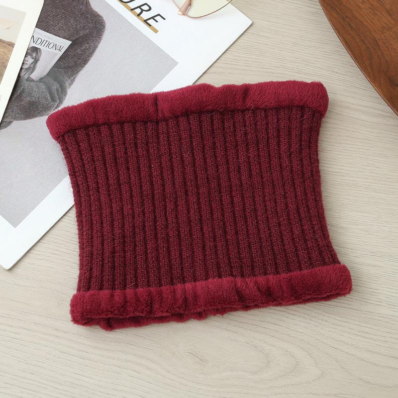 A Scarf Outdoor Cold proof Set Autumn and Winter New Style Plus Velvet Rabbit Fur Warm Hat Casual and Versatile Basin Hat