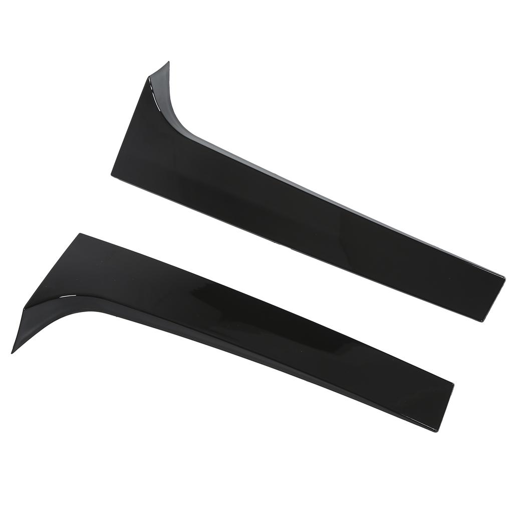 Pair Car Rear Window Side Wing Glossy Black Replacement for Mercedes Benz GLK Class X204 2009‑2015