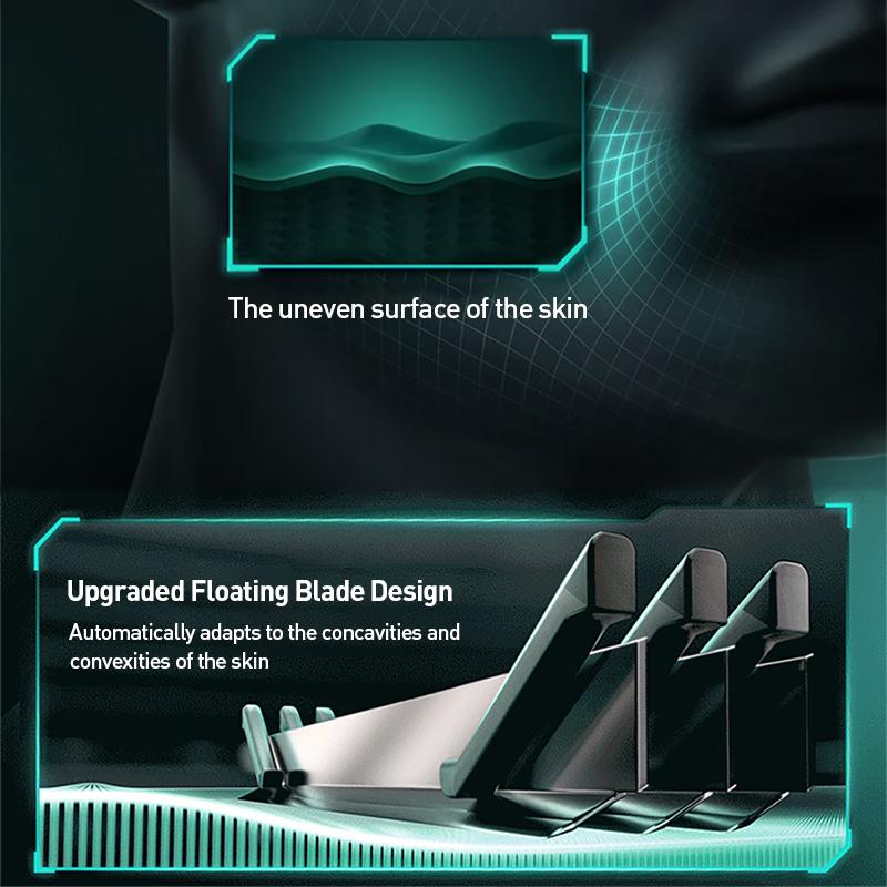 Gillette Vector 3D Razor for Men with Ultra Thin 3 Layer Sharp Shaver Replace Refills 1handle 4 Blades