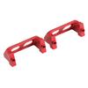 1 Pair RC Servo Protector Aluminum Alloy Servo Guard Fit for Traxxas E Revo VXL 1 16 Red