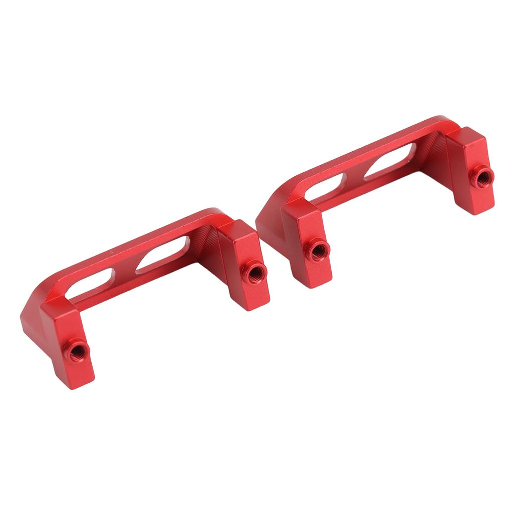 1 Pair RC Servo Protector Aluminum Alloy Servo Guard Fit for Traxxas E Revo VXL 1 16 Red