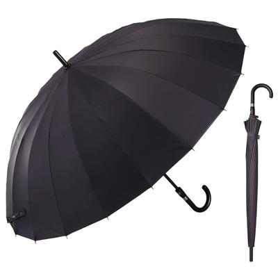 Waterfront Hosszú Esernyő Esernyő LESS IS MORE Sorozat Thunder 20 Fekete 70cm Teljesítmény, amely ellenáll Toyama Petal zord szelének és havának