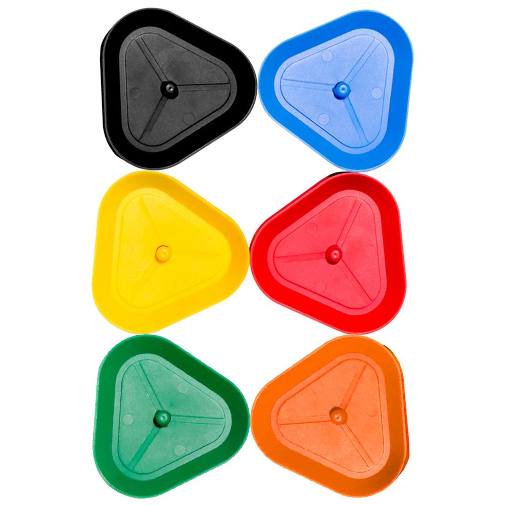 6/4PCS Playing Card Stand Triangle Poker Card Organizer Hands-Free Little Hands Cards Tray for Family Card Game Nights Board Gam