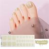 Gel Nail Toe Strips Semi Cured Full Cover Gel Nail Sticker Manicure Decals