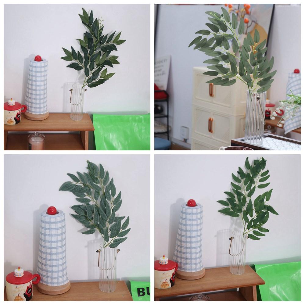 Handmade Artificial Willow Plants Leaves Branches Fake Plant Arch Table Centerpieces Decor