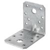 Reinforced Corner Connector - Gah Alberts - Pack of 12 Galvanized Sendzimir Angle Brackets 70x70x55mm - Steel