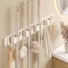 Space Aluminum Suction Cup Mop Holder Removable Mop Broom Holder Broom Hanger for Kitchen