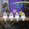 20pcs Mini Smiling Ghost Decoration Halloween Ghost Statue Decorations  Desktop Decoration